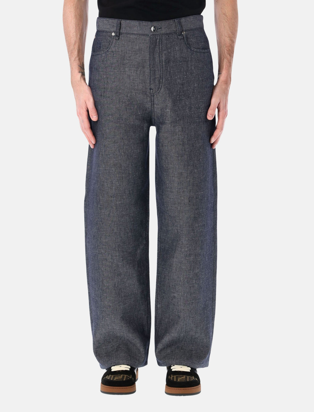 Оригінальна Straight Leg Jeans Fendi – боковий вид