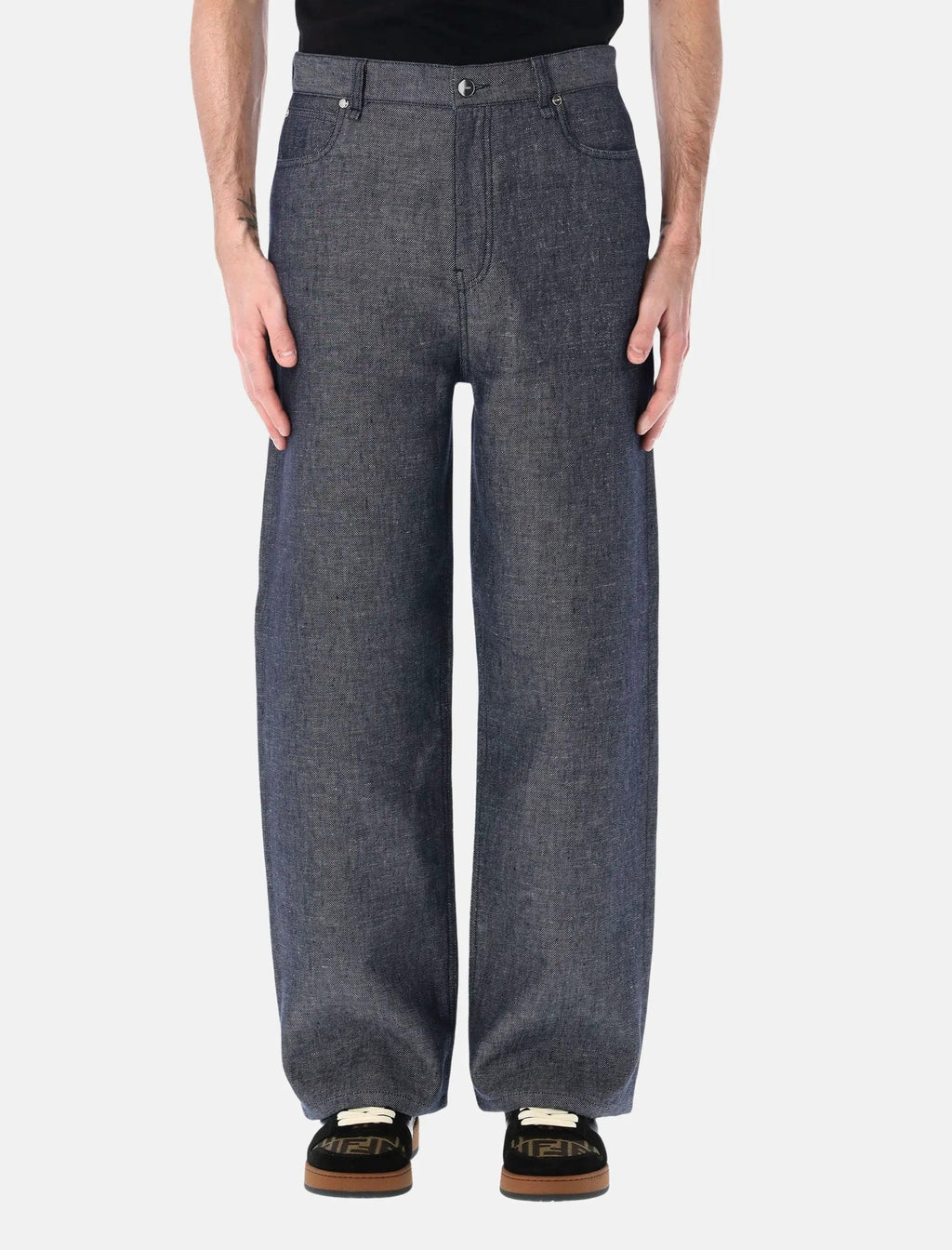Оригінальна Straight Leg Jeans Fendi – боковий вид