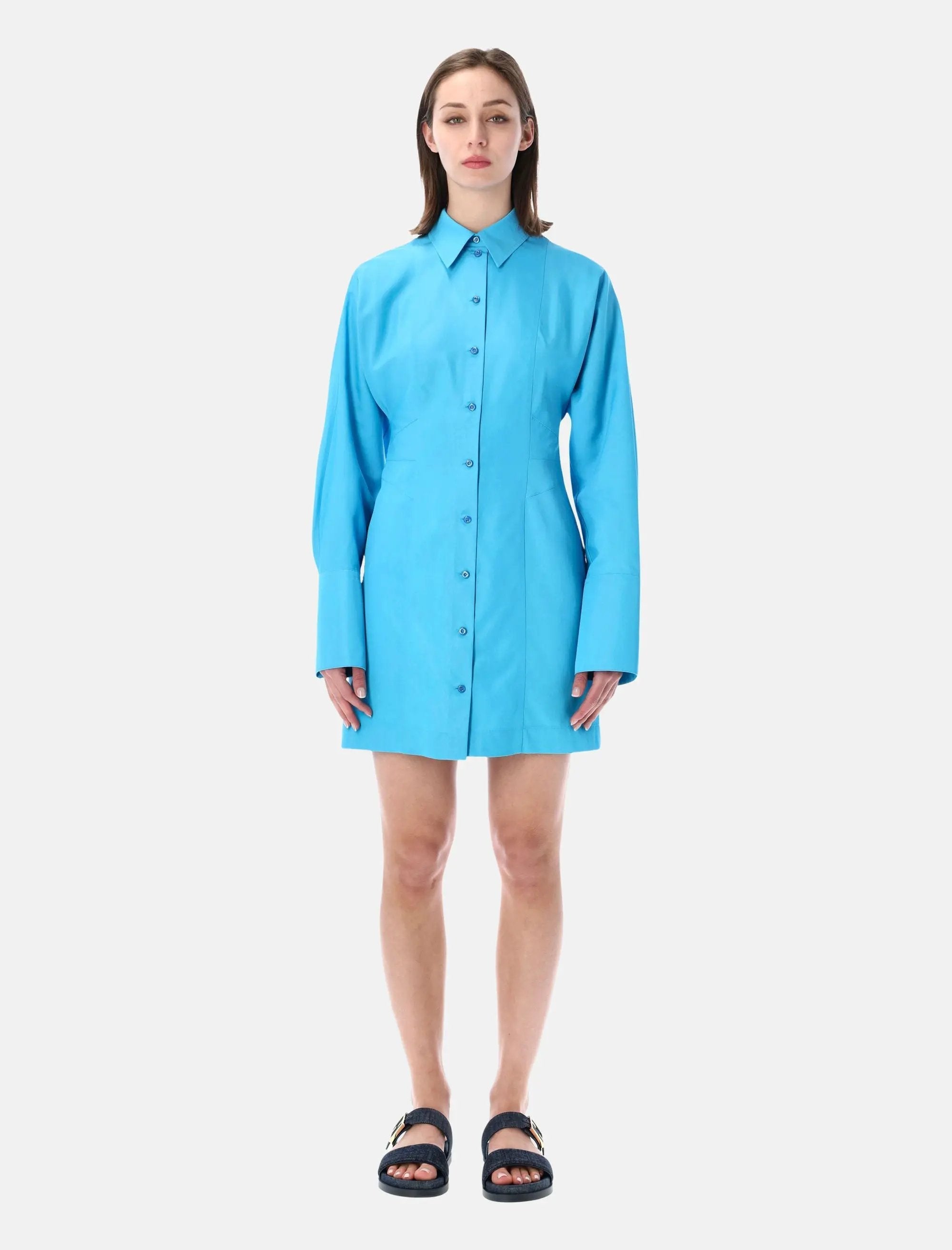 Viscose Shirt Dress Fendi оригінал – Купити в Україні – боковий вид