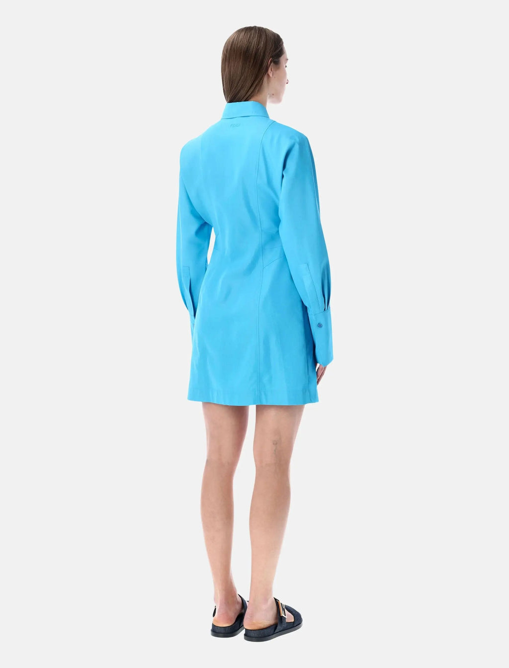 Viscose Shirt Dress Fendi оригінал – Купити в Україні – вид ззаду