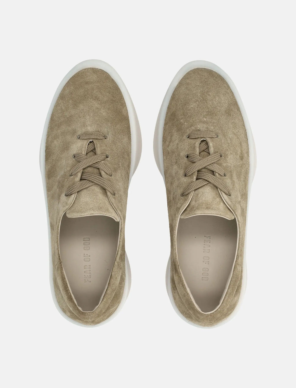 Beige Suede Sneakers Fear of god – Гарантія оригінальності – вид ззаду