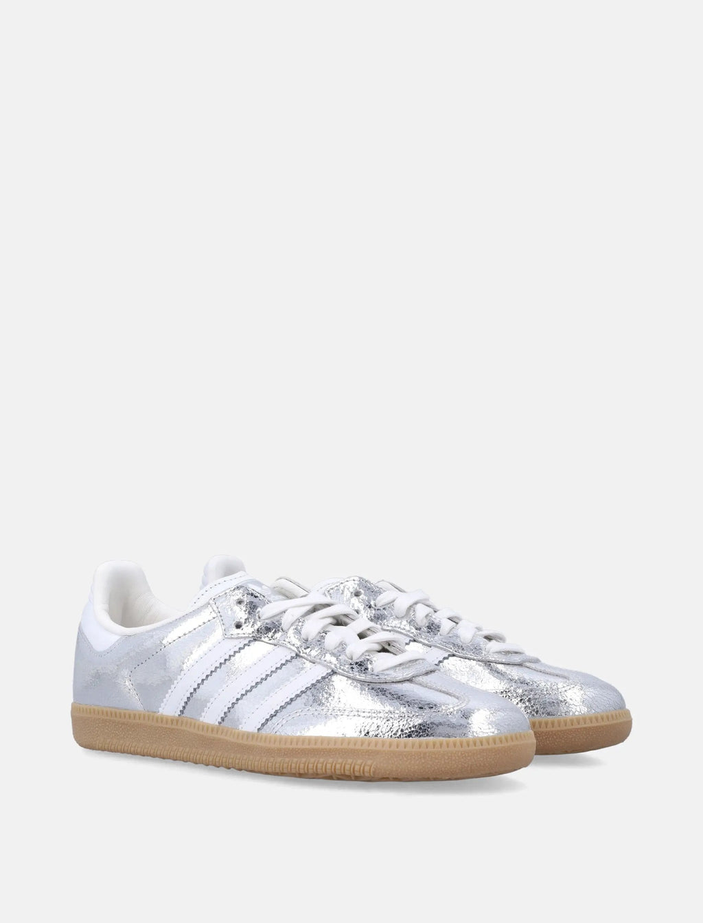 Metallic Silver Samba Sneakers Adidas оригінал – Купити в Україні – детальний вид