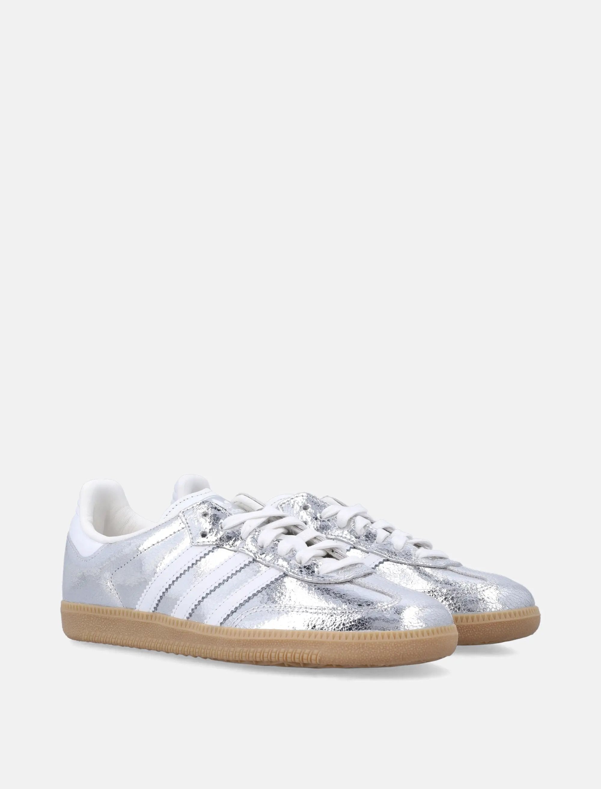 Metallic Silver Samba Sneakers Adidas оригінал – Купити в Україні – детальний вид - ADIDAS
