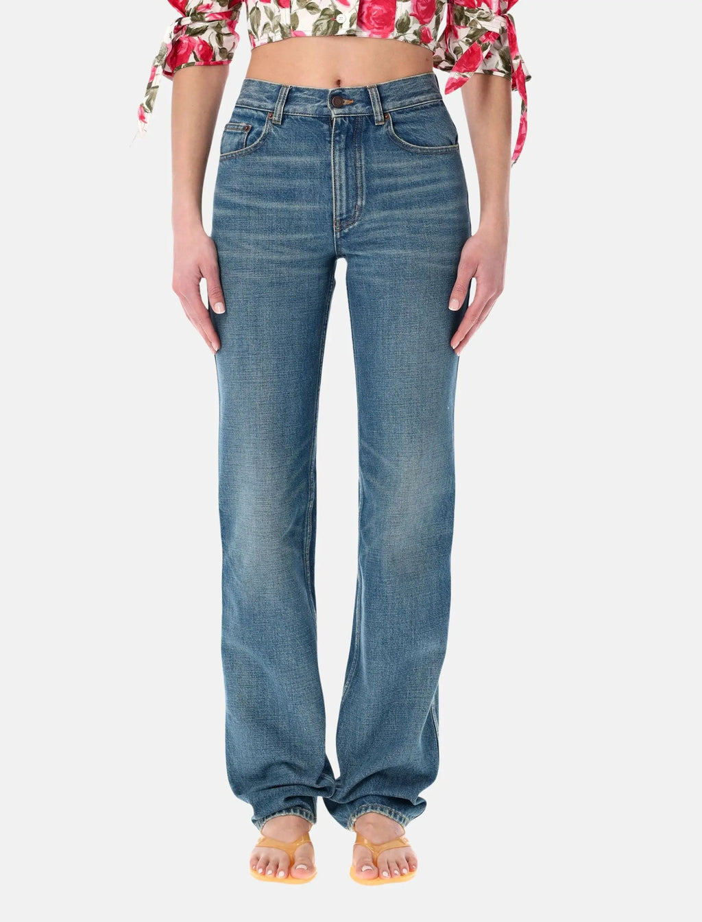 Straight Denim Jeans Chloe – Гарантія оригінальності – боковий вид