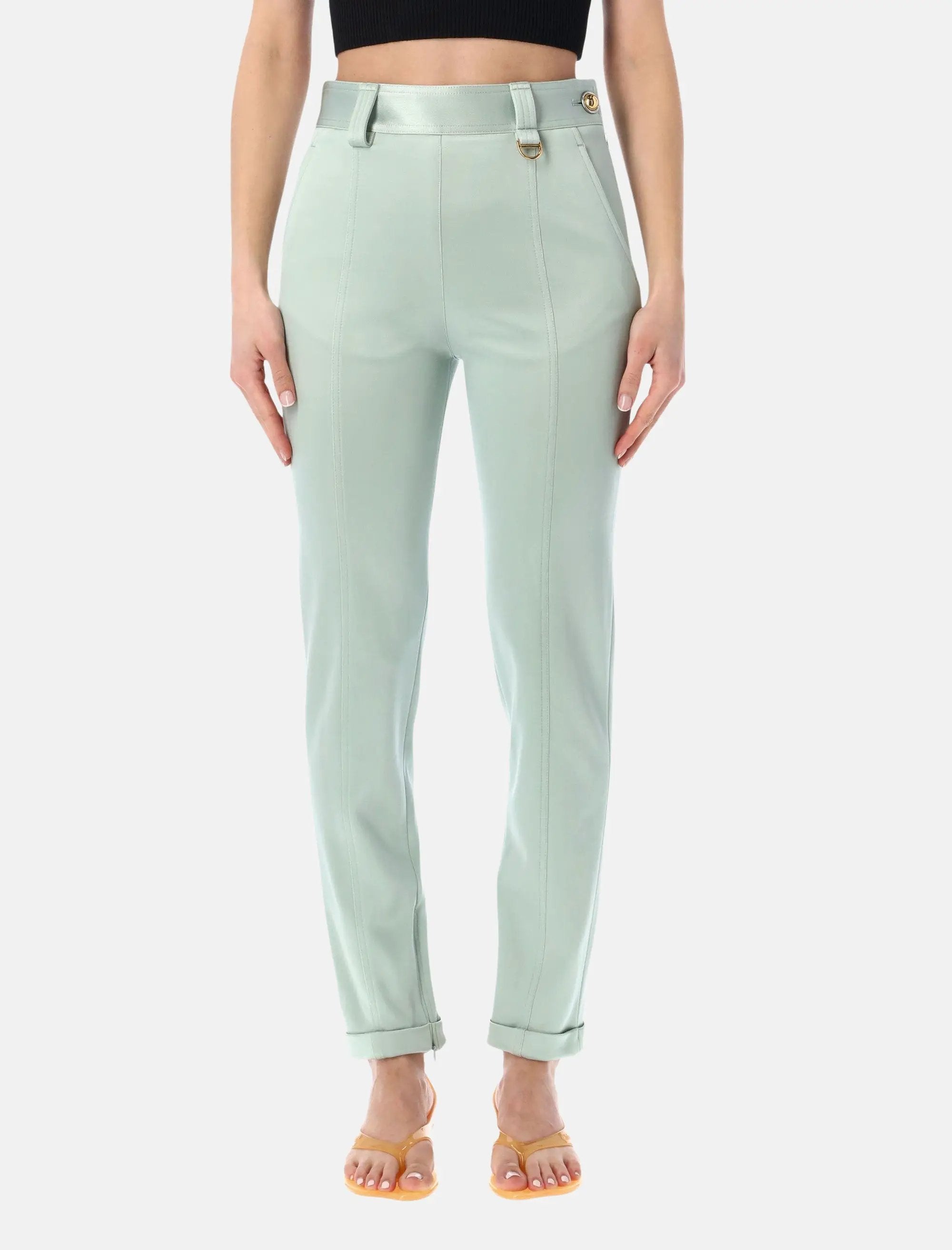 High Waist Stretch Jersey Pants Chloe – Гарантія оригінальності – боковий вид