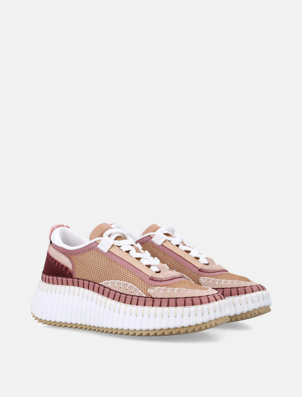 Оригінальна Nama Mesh And Leather Womans Sneakers Chloe – детальний вид