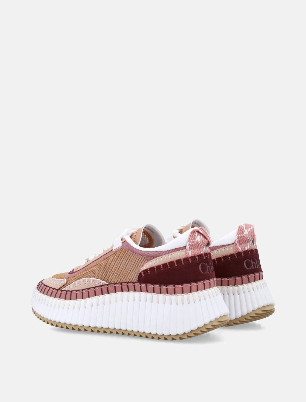Оригінальна Nama Mesh And Leather Womans Sneakers Chloe – збільшений вид