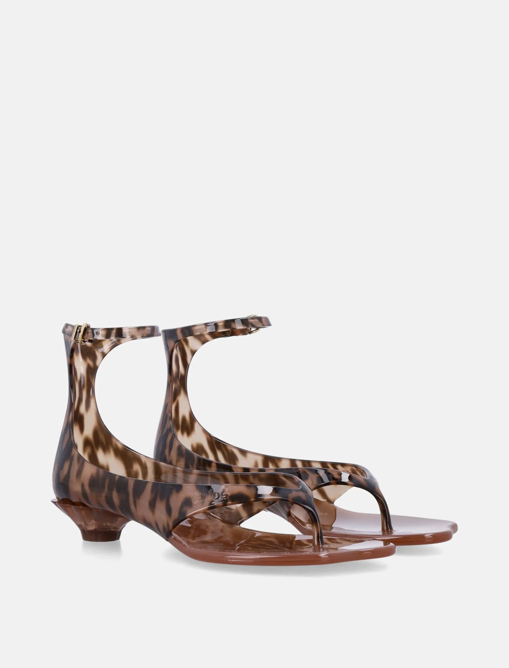 Оригінальна Jungle Print Jelly Sandals Chloe – вид ззаду