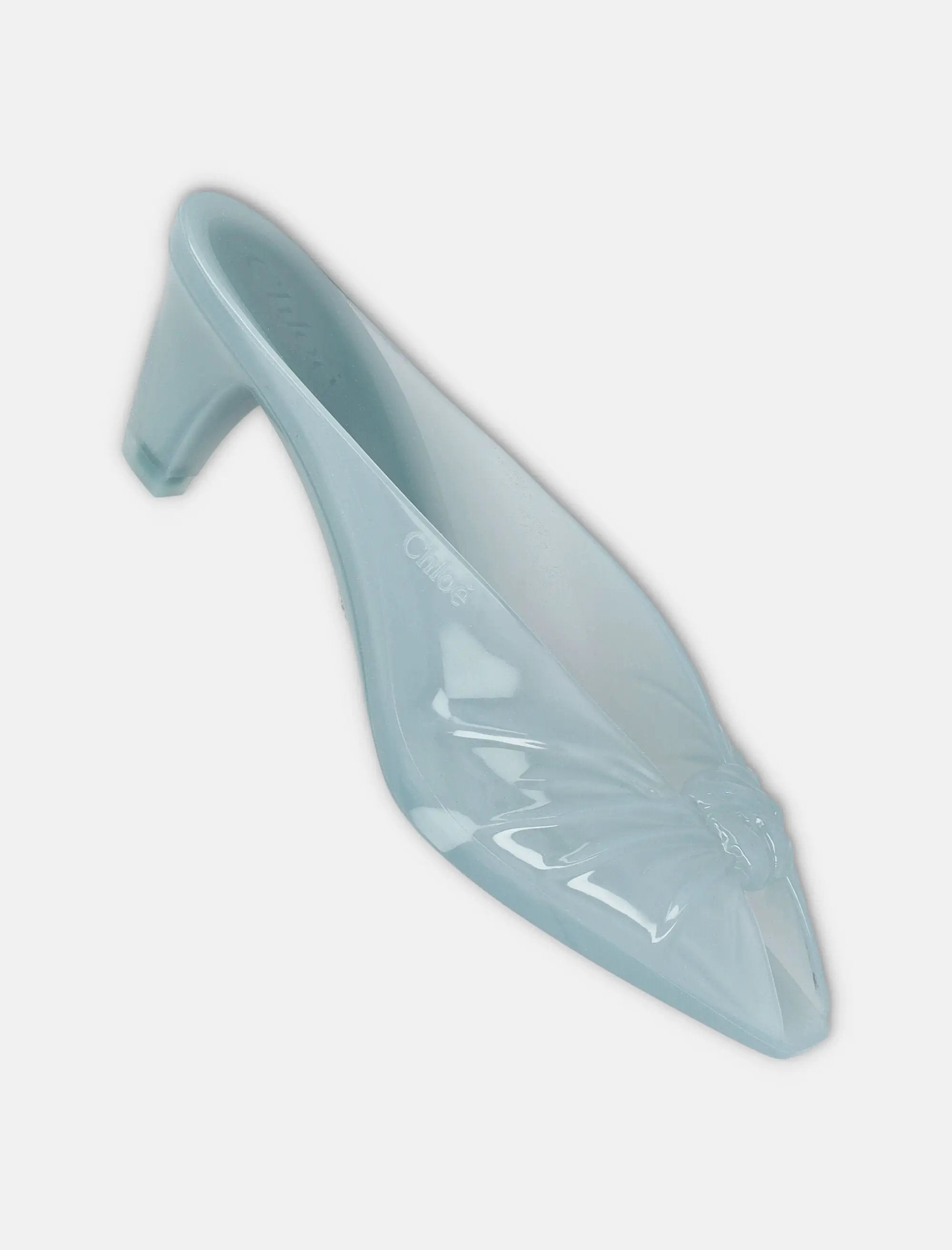 Transparent Jelly Knot Mules Chloe – Гарантія оригінальності – детальний вид