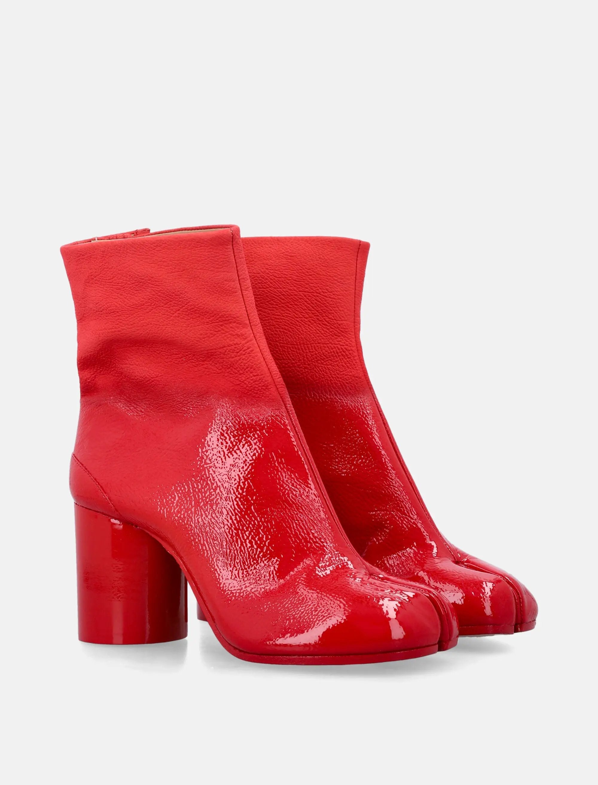 Tabi Leather Ankle Boots Maison margiela – Гарантія оригінальності – вид ззаду