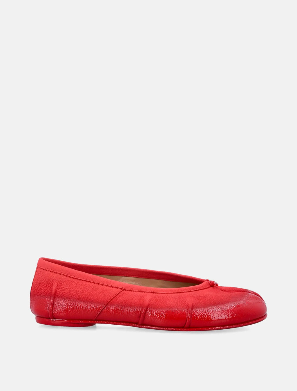 Оригінальна Matte Leather Tabi Ballerina Maison margiela – боковий вид