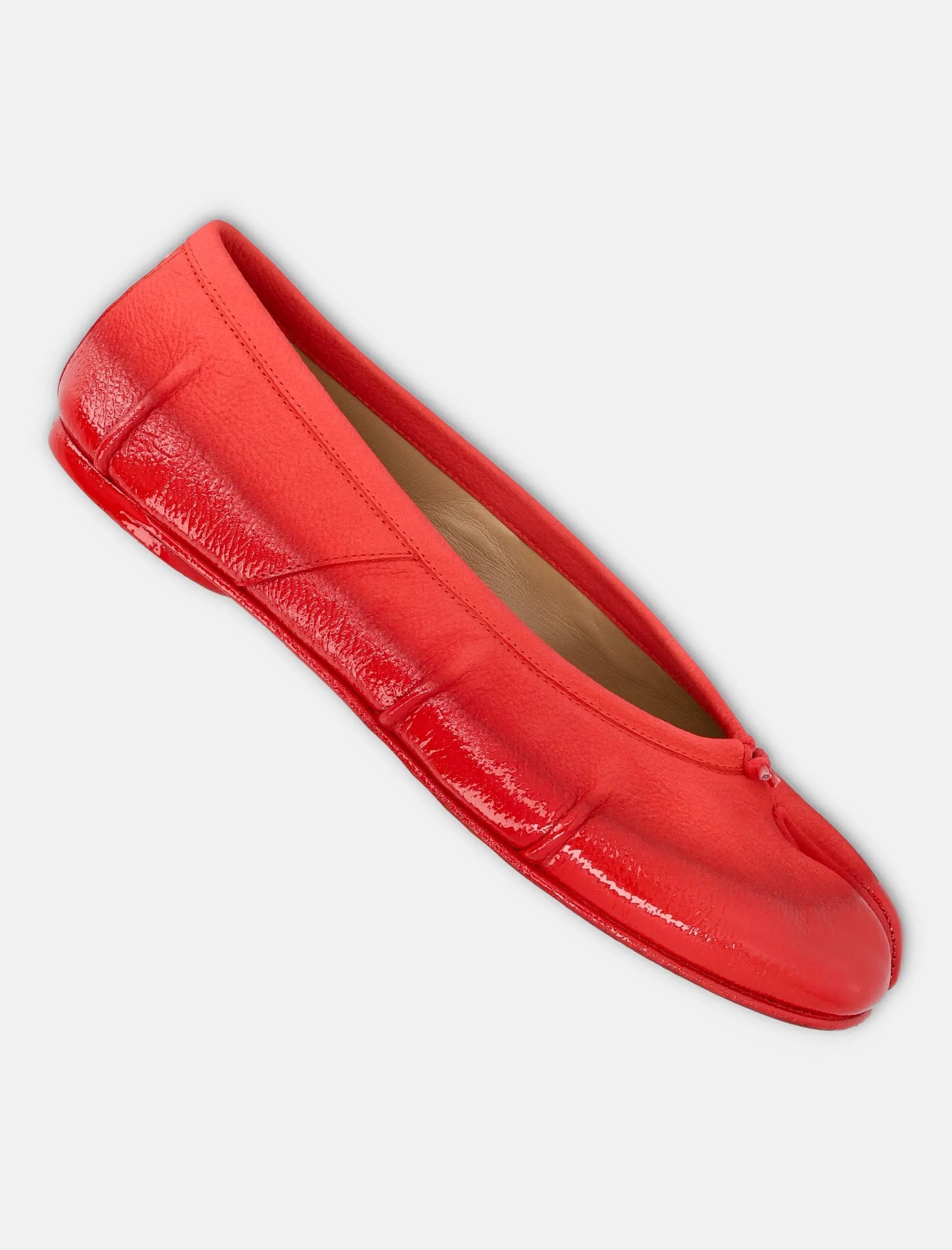 Оригінальна Matte Leather Tabi Ballerina Maison margiela – детальний вид
