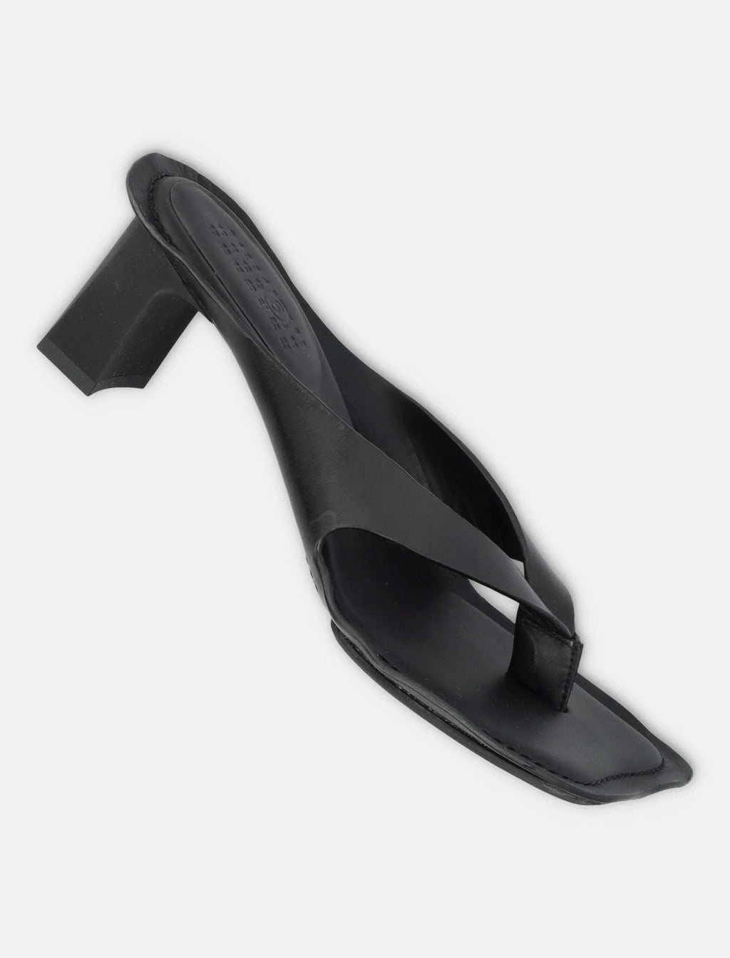 Black Leather Anatomic Thong Mules Maison margiela оригінал – Купити в Україні – детальний вид