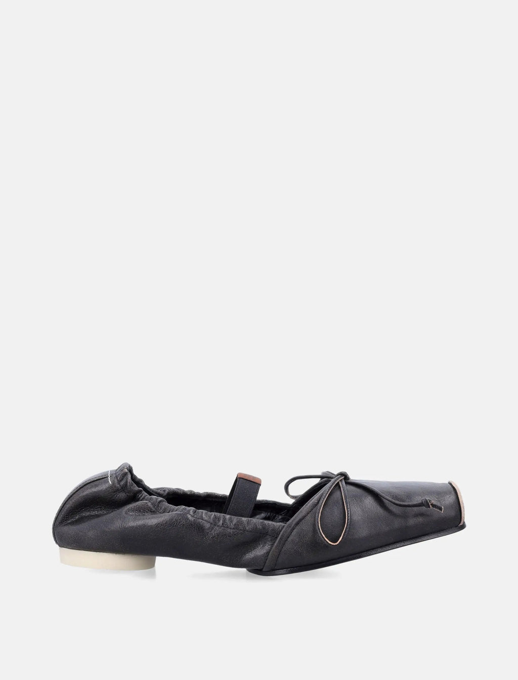 Square Toe Leather Ballerinas Maison margiela оригінал – Купити в Україні – боковий вид