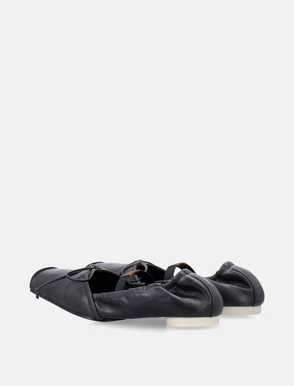 Square Toe Leather Ballerinas Maison margiela оригінал – Купити в Україні – збільшений вид