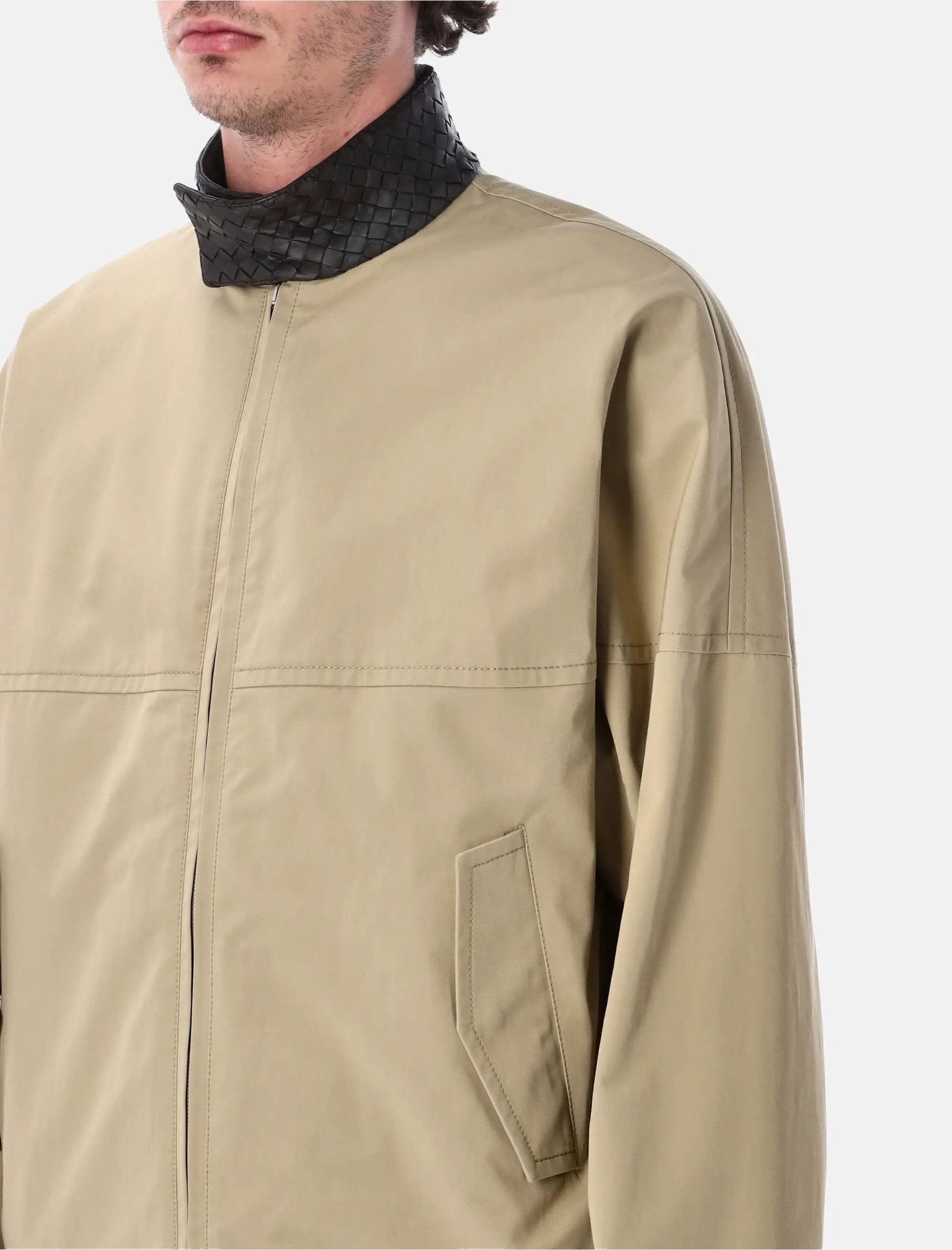 Compact Cotton Harrington Jacket Bottega veneta оригінал – Купити в Україні – детальний вид