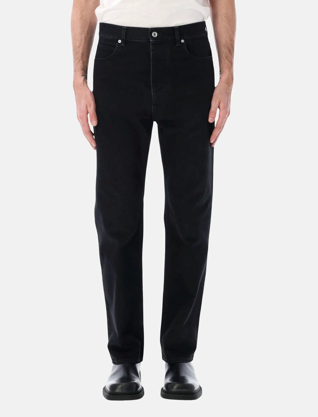 Black Straight Leg Jeans Bottega veneta оригінал – Купити в Україні – боковий вид