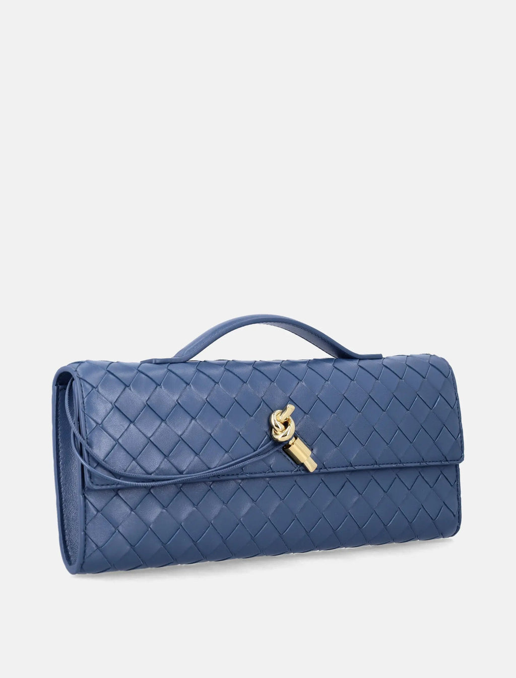 Andiamo Intrecciato Leather Clutch Bottega veneta – Гарантія оригінальності – детальний вид