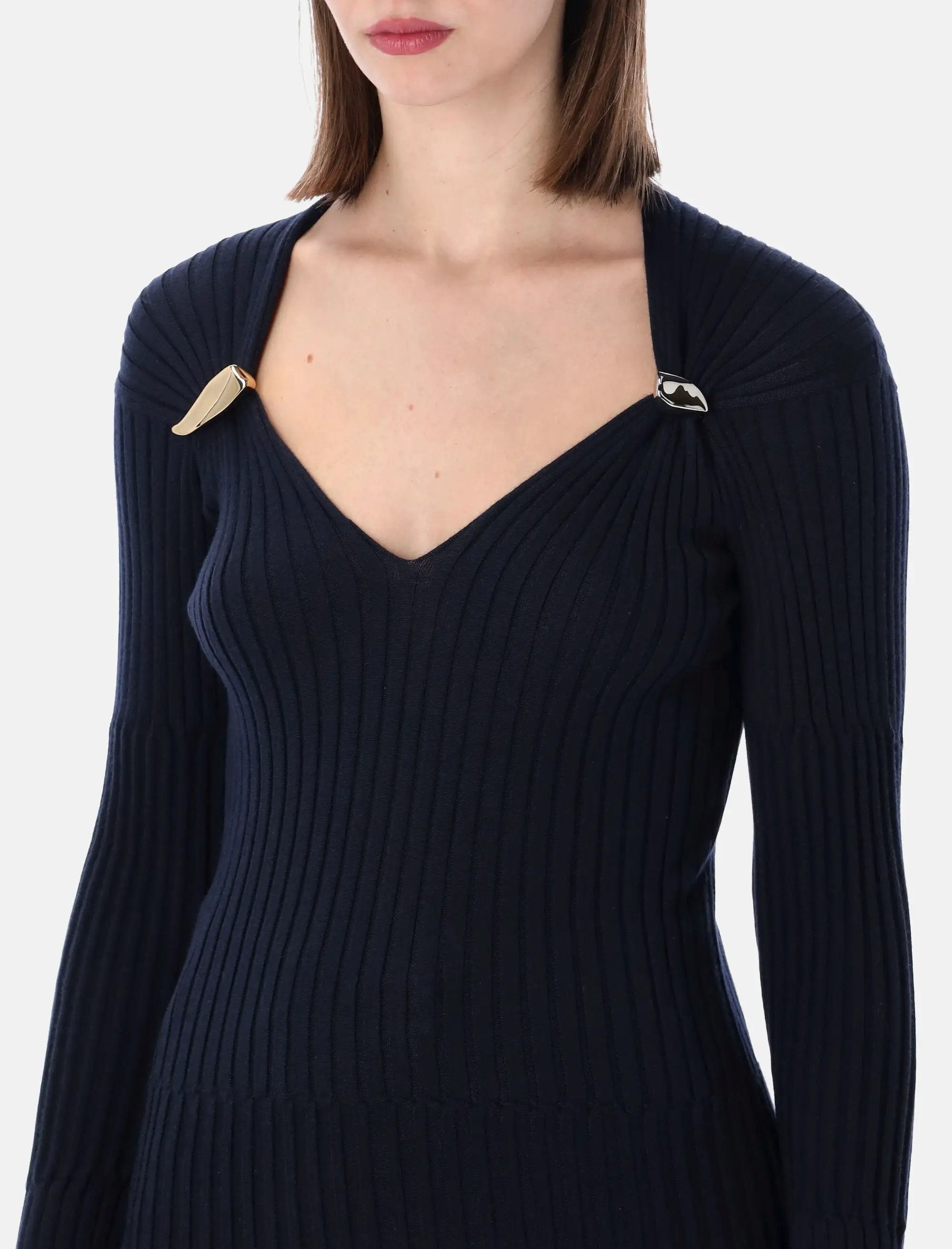 Cashmere And Silk Rib Sweater Bottega veneta оригінал – Купити в Україні – детальний вид