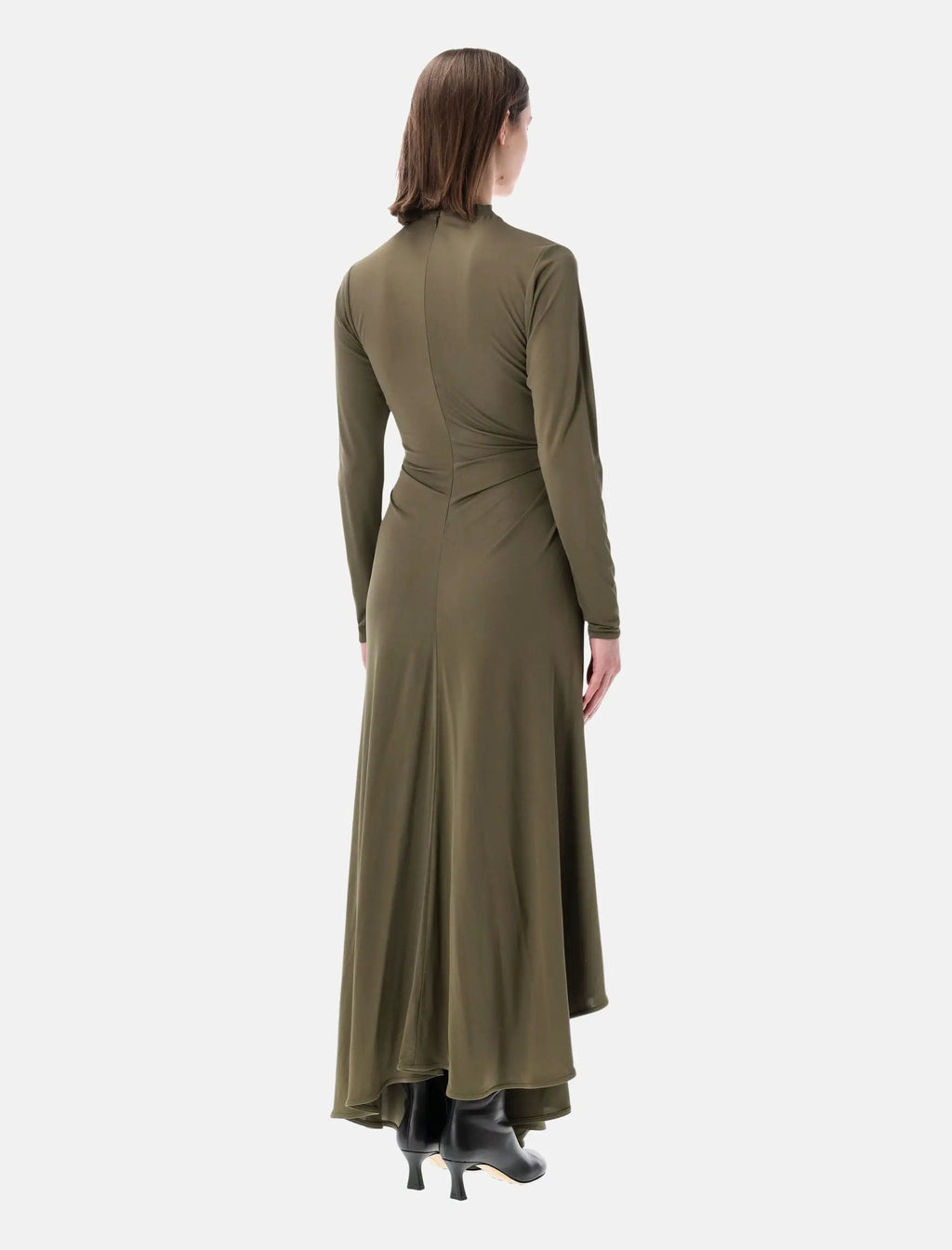 Crepe Viscose Jersey Dress Bottega veneta оригінал – Купити в Україні – вид ззаду