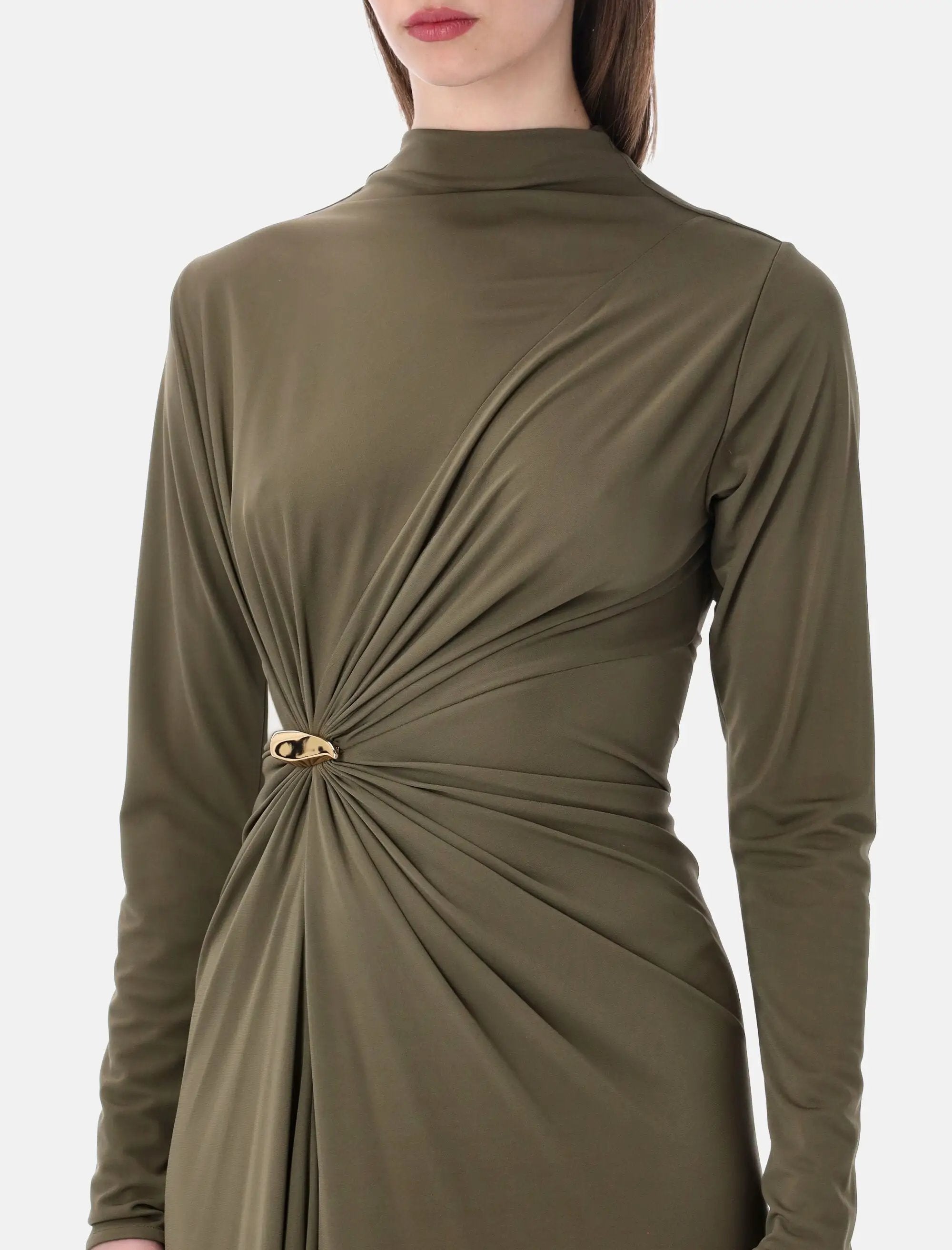 Crepe Viscose Jersey Dress Bottega veneta оригінал – Купити в Україні – детальний вид