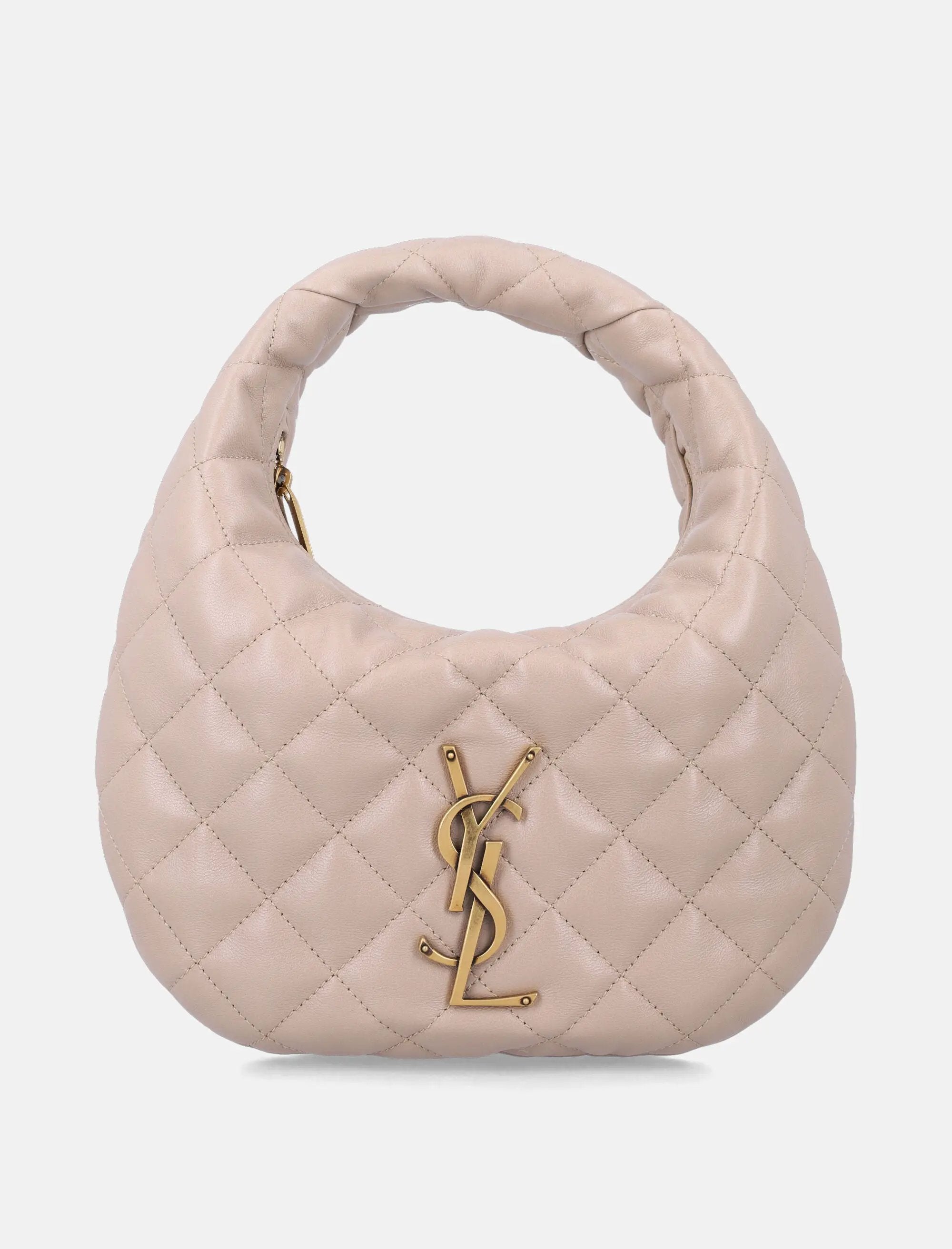 Icarino Quilted Nappa Bag Saint laurent – Гарантія оригінальності – боковий вид