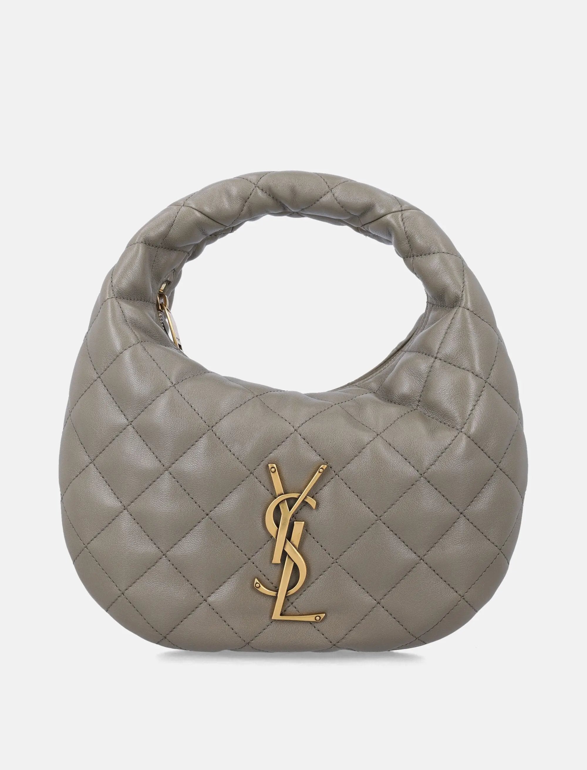 Icarino Quilted Nappa Bag Saint laurent – Гарантія оригінальності – боковий вид