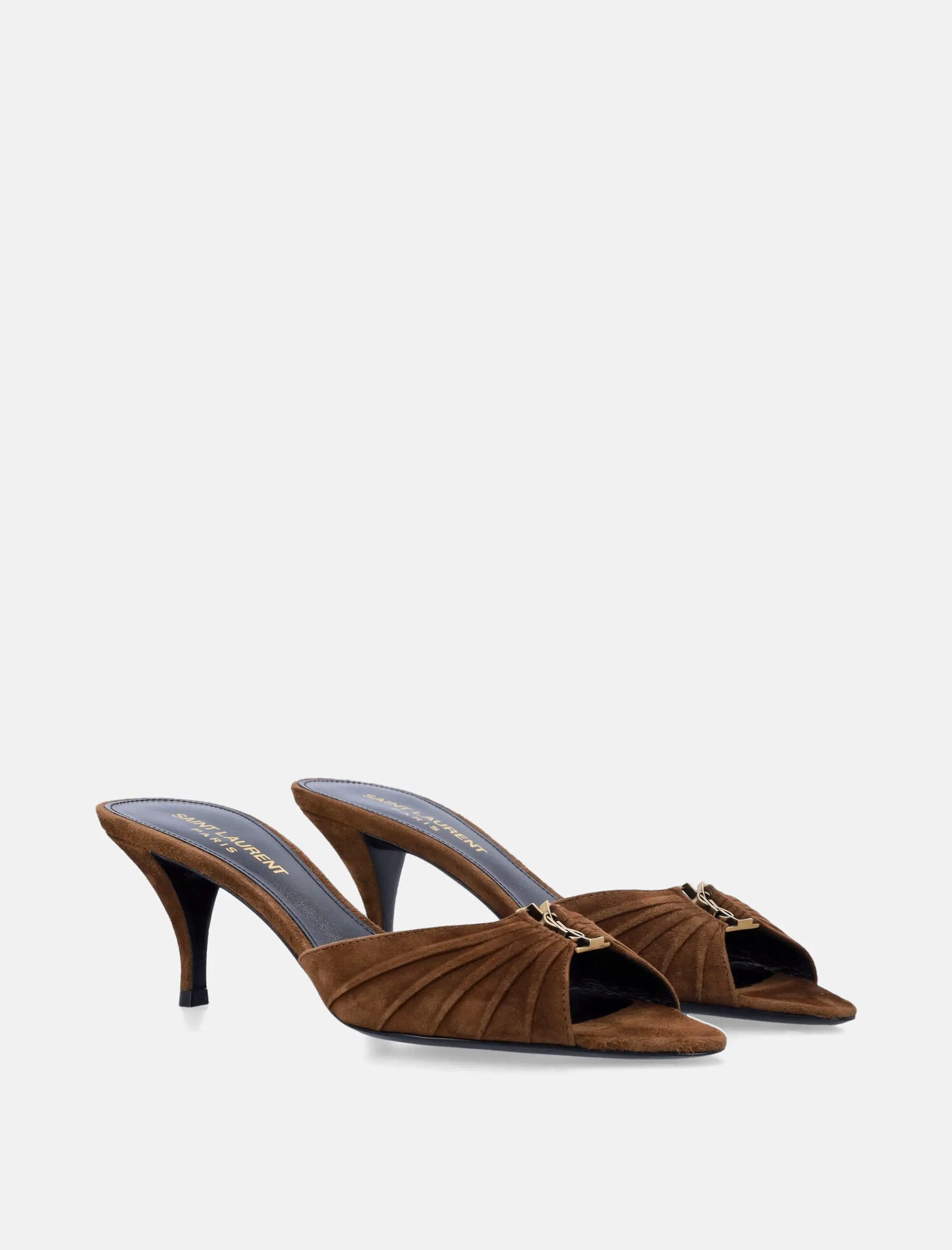 Оригінальна Babylone Suede Mules Saint laurent – вид ззаду