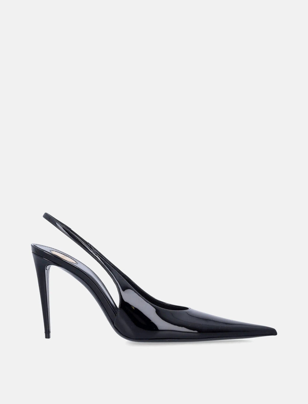 Guermantes Patent Leather Slingback Pumps Saint laurent – Гарантія оригінальності – боковий вид