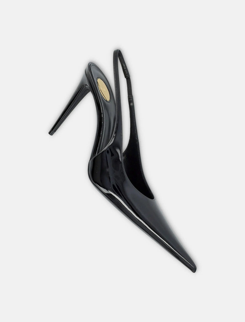 Guermantes Patent Leather Slingback Pumps Saint laurent – Гарантія оригінальності – детальний вид
