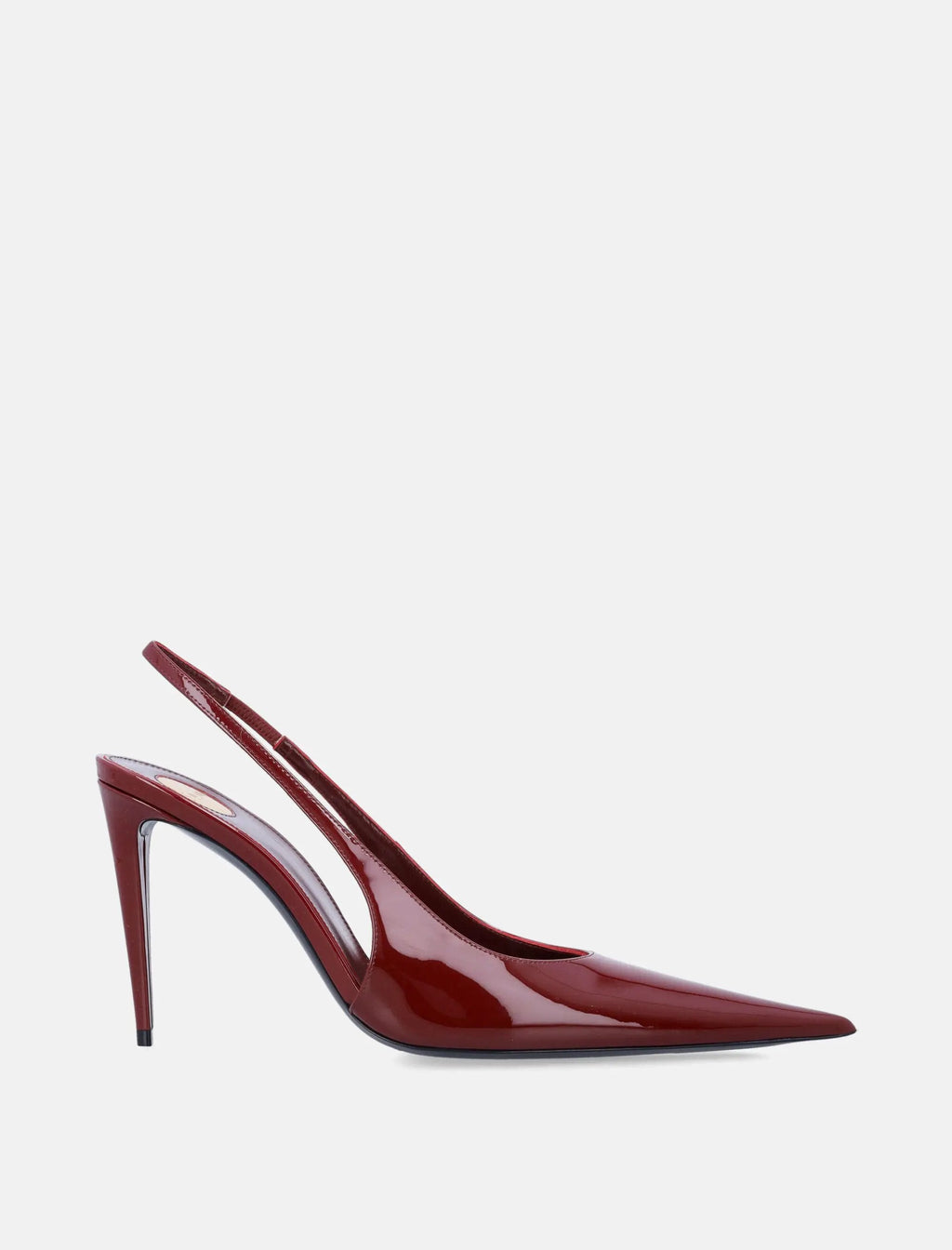 Guermantes Patent Leather Slingback Pumps Saint laurent – Гарантія оригінальності – боковий вид