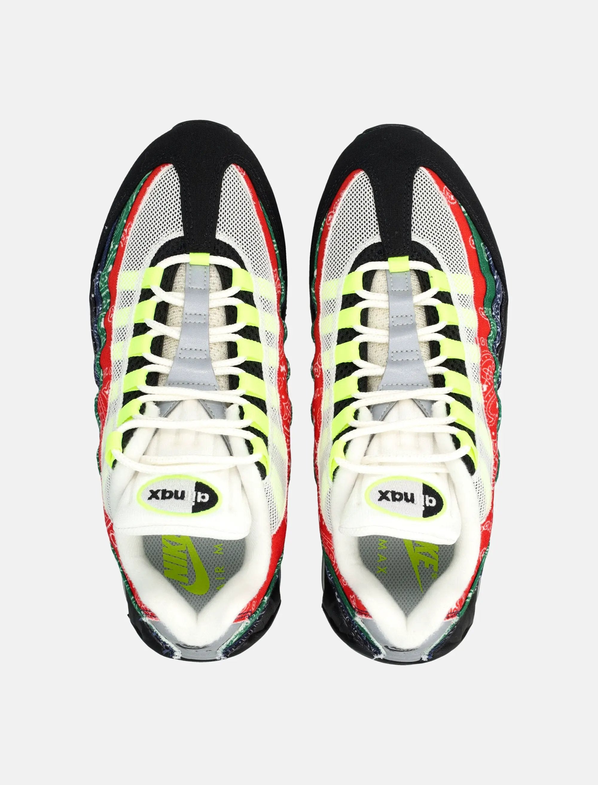 Air Max 95 Big Bubble Volt University Red Nike – Гарантія оригінальності – вид ззаду
