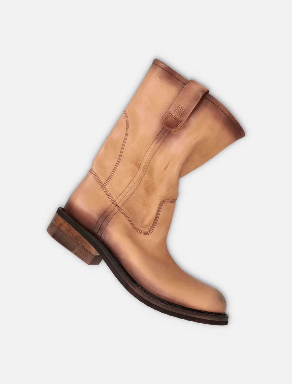 Foule Leather Booties Miu miu оригінал – Купити в Україні – детальний вид