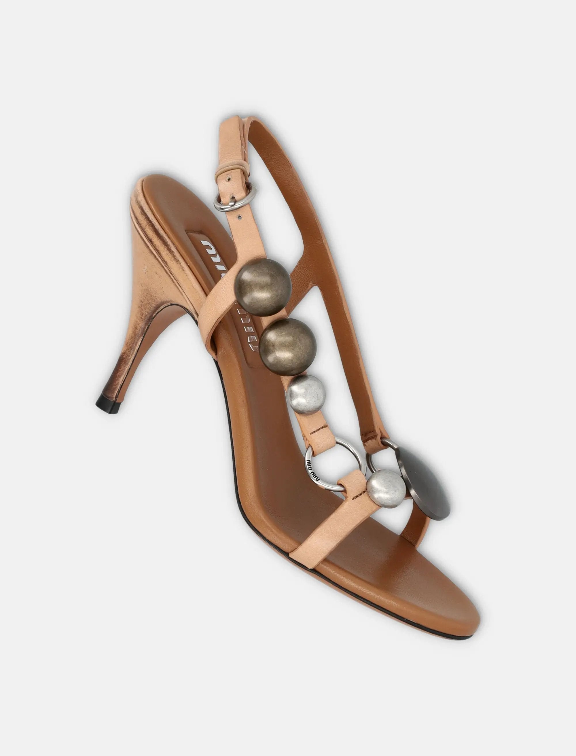 Leather Sandals Miu miu – Гарантія оригінальності – детальний вид