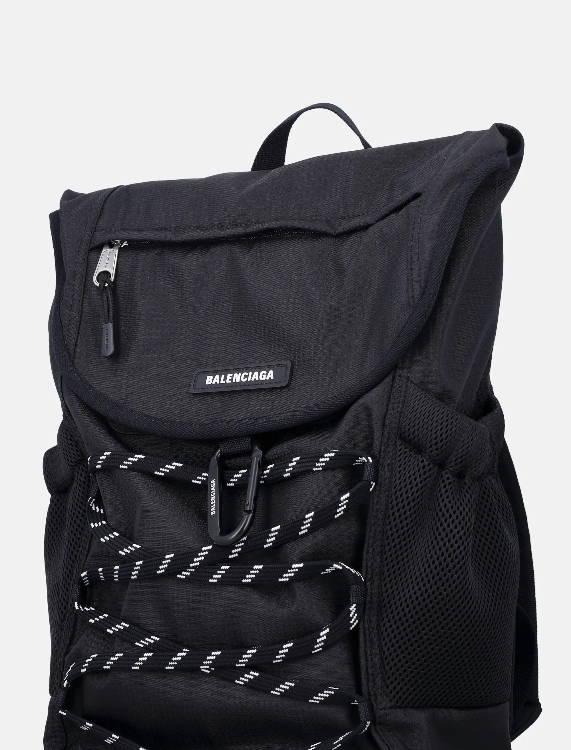 Ripstop Logo Backpack Balenciaga оригінал – Купити в Україні – вид ззаду