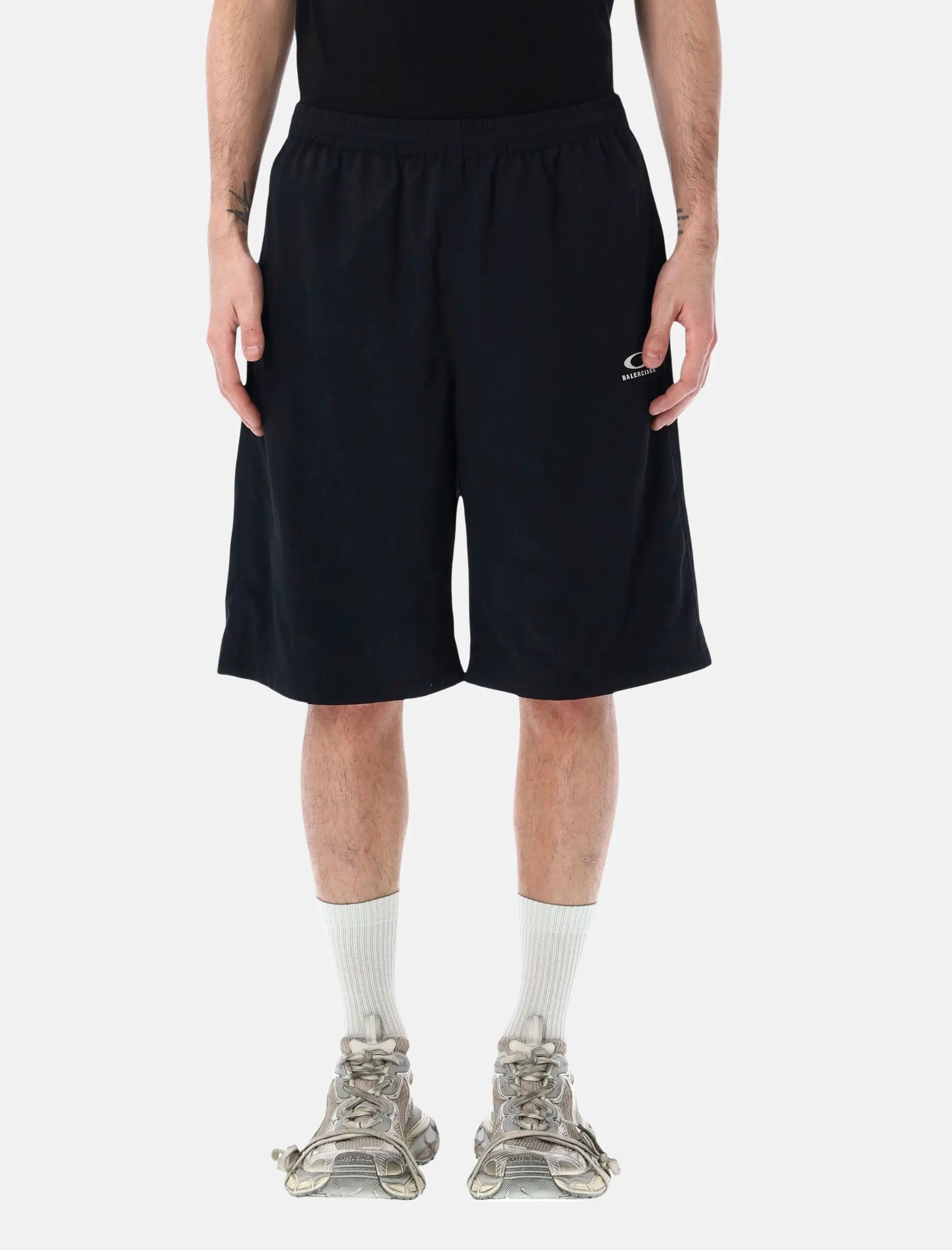 Black Track Shorts Balenciaga оригінал – Купити в Україні – боковий вид