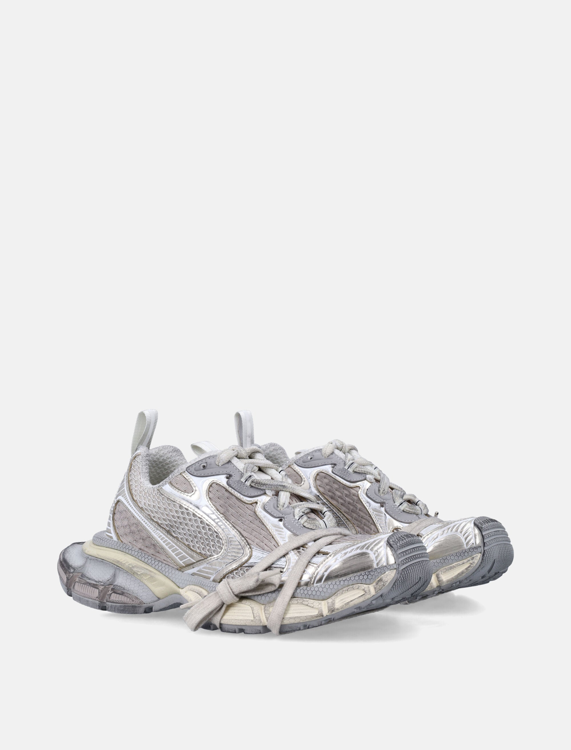 Оригінальна 3xl Light Beige Sneakers Balenciaga – вид ззаду