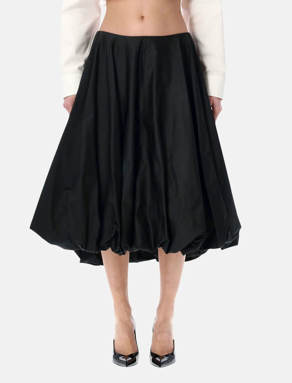 Оригінальна Black Voluminous Balloon Skirt Balenciaga – боковий вид