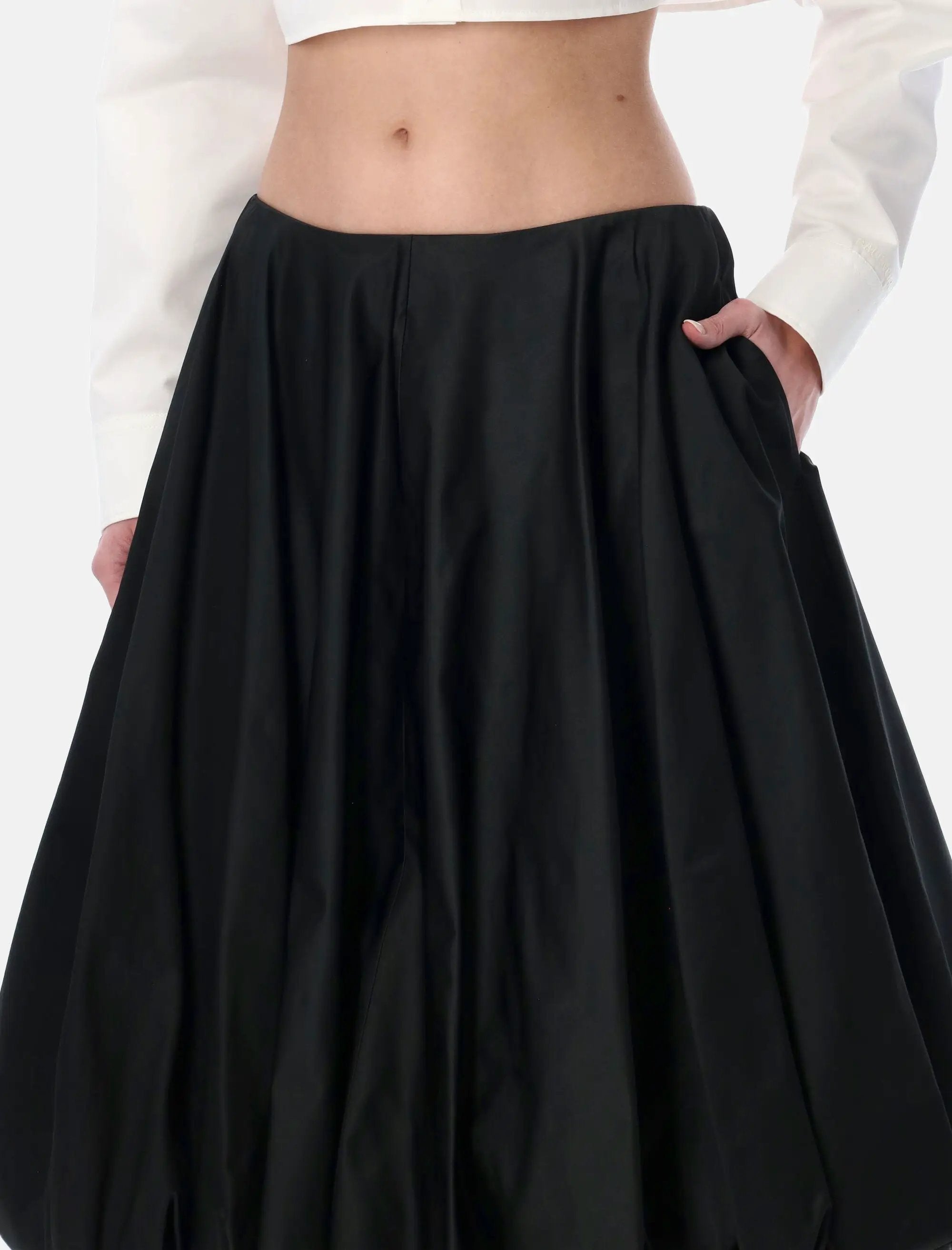 Оригінальна Black Voluminous Balloon Skirt Balenciaga – детальний вид