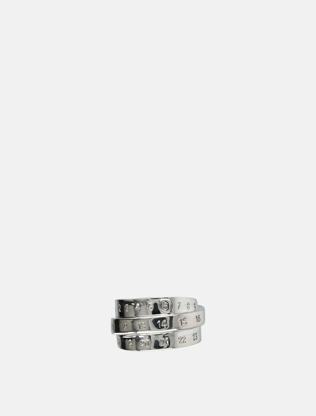 Adjustable Triple Logo Numeric Ring Maison margiela – Гарантія оригінальності – боковий вид
