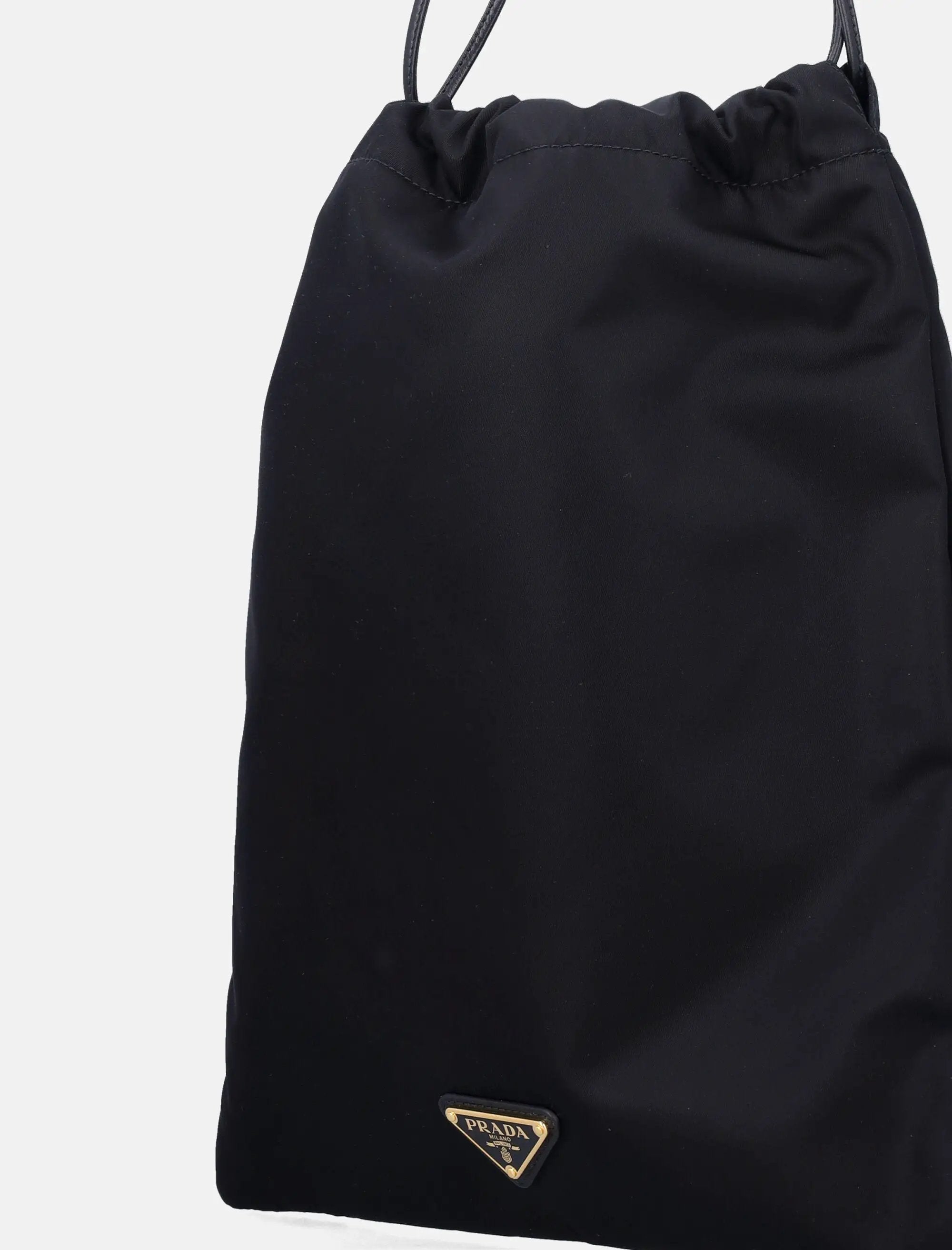 Wish Re Nylon Drawstring Pouch Prada – Гарантія оригінальності – вид ззаду