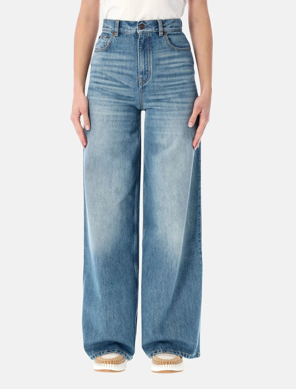 High Rise Wide Leg Jeans Chloe оригінал – Купити в Україні – боковий вид