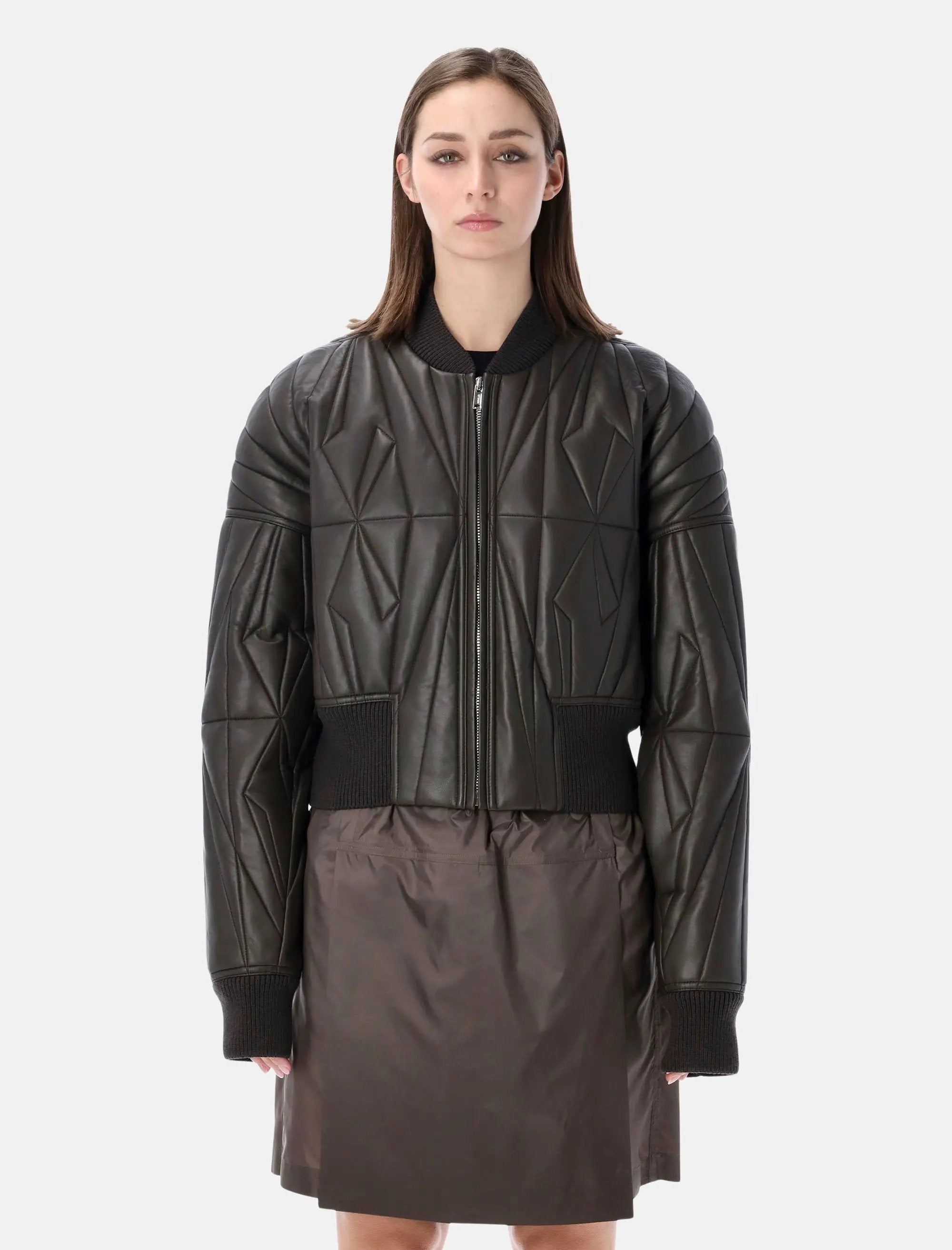 Jacket Woven Geocamo Croppet Moncler – Гарантія оригінальності – боковий вид