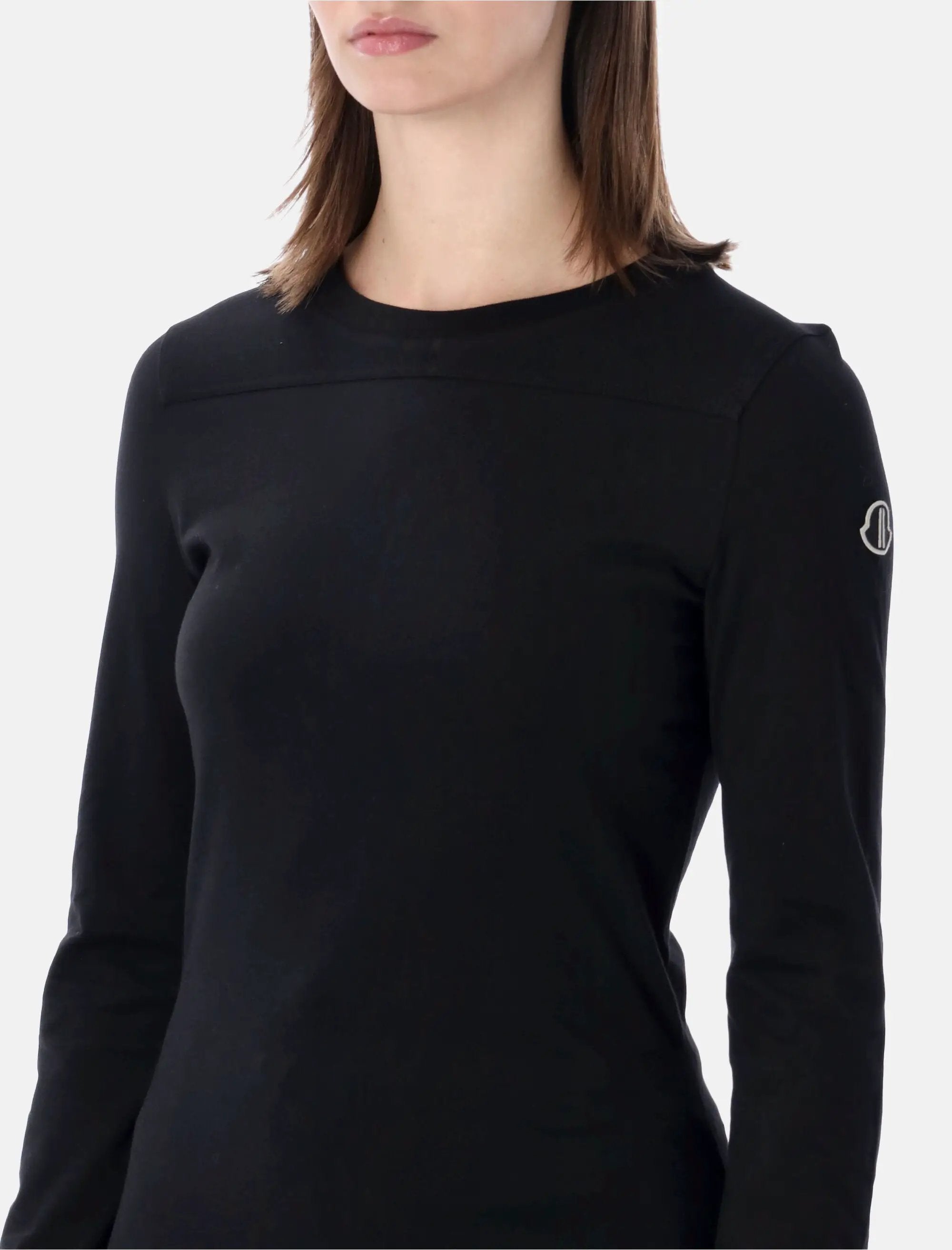 Оригінальна Long Sleeve Knit Tee Knitted Girder Black Moncler – детальний вид