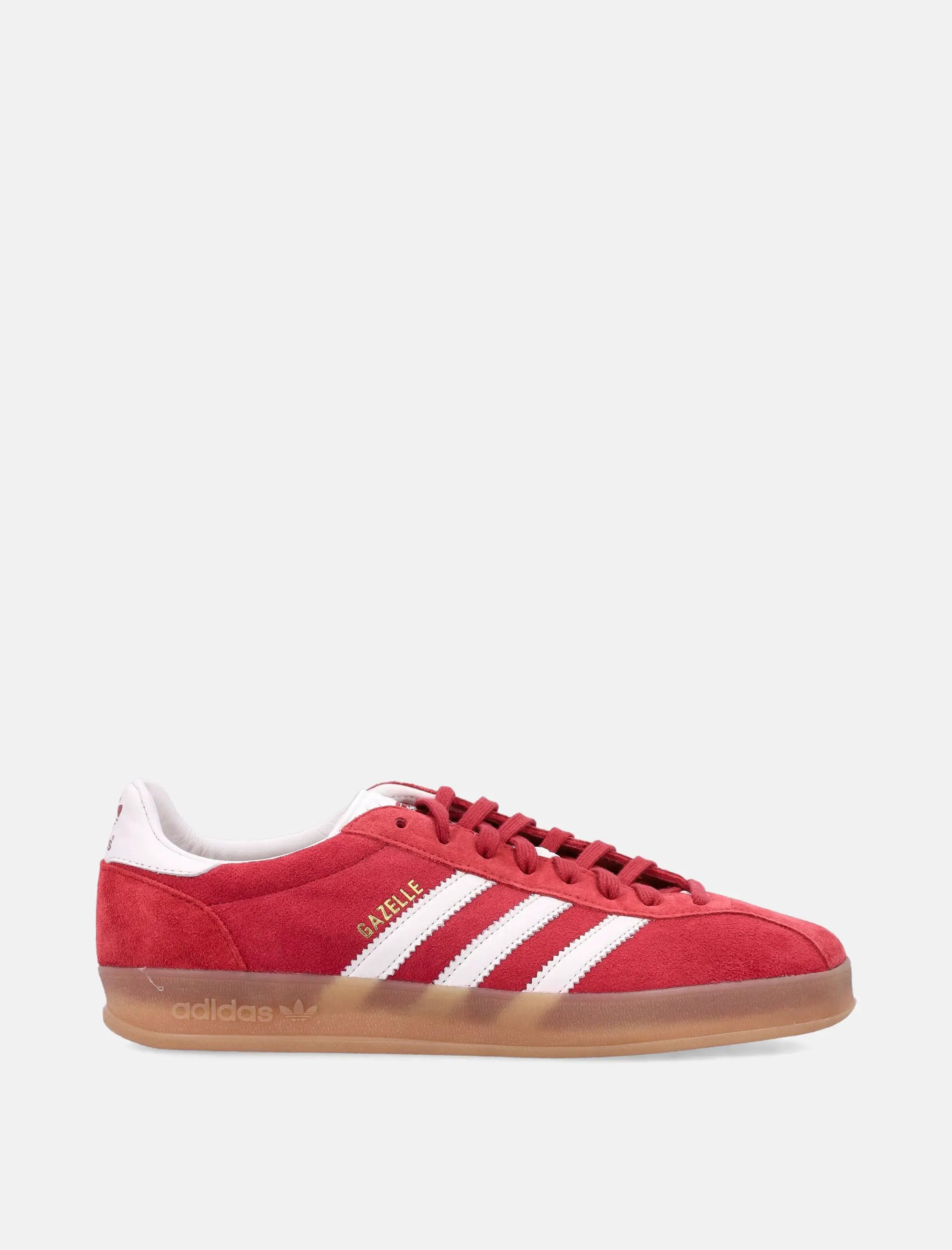 Gazelle Indoor Pro Sneakers Red Adidas – Гарантія оригінальності – боковий вид - ADIDAS