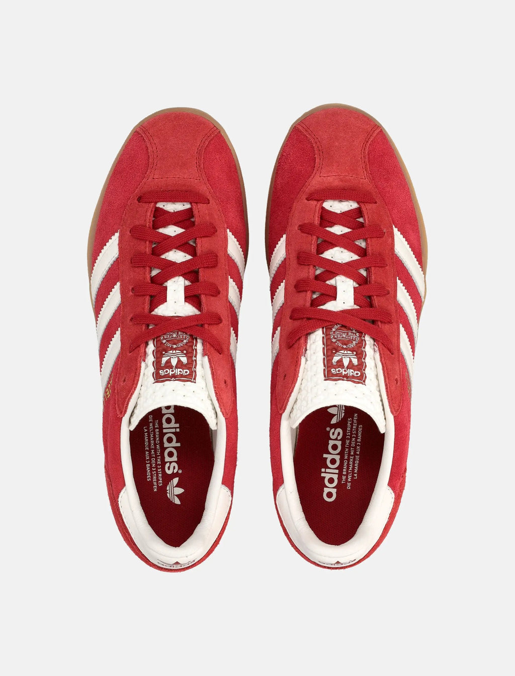 Gazelle Indoor Pro Sneakers Red Adidas – Гарантія оригінальності – вид ззаду