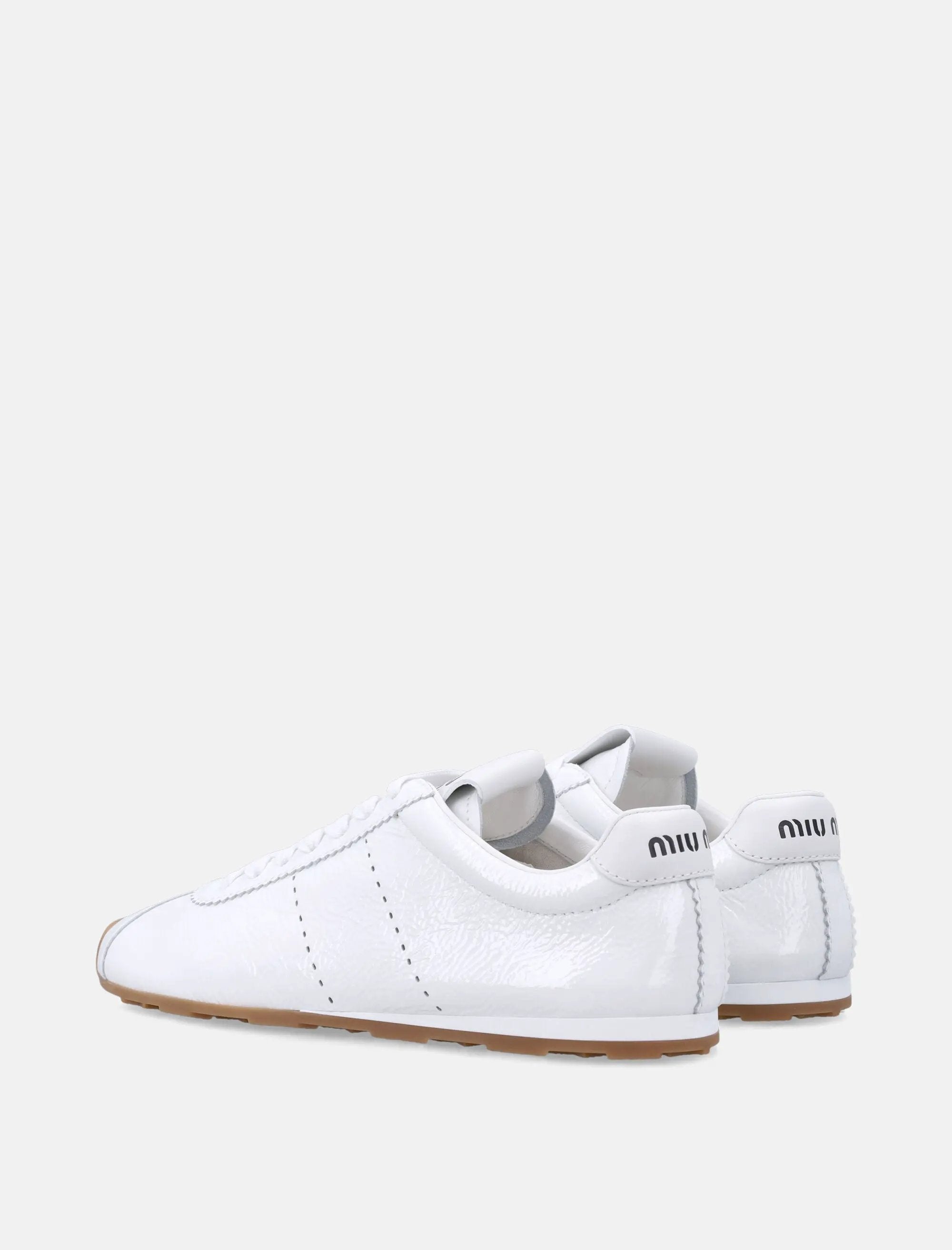 Plume Patent Leather Sneakers Miu miu – Гарантія оригінальності – збільшений вид