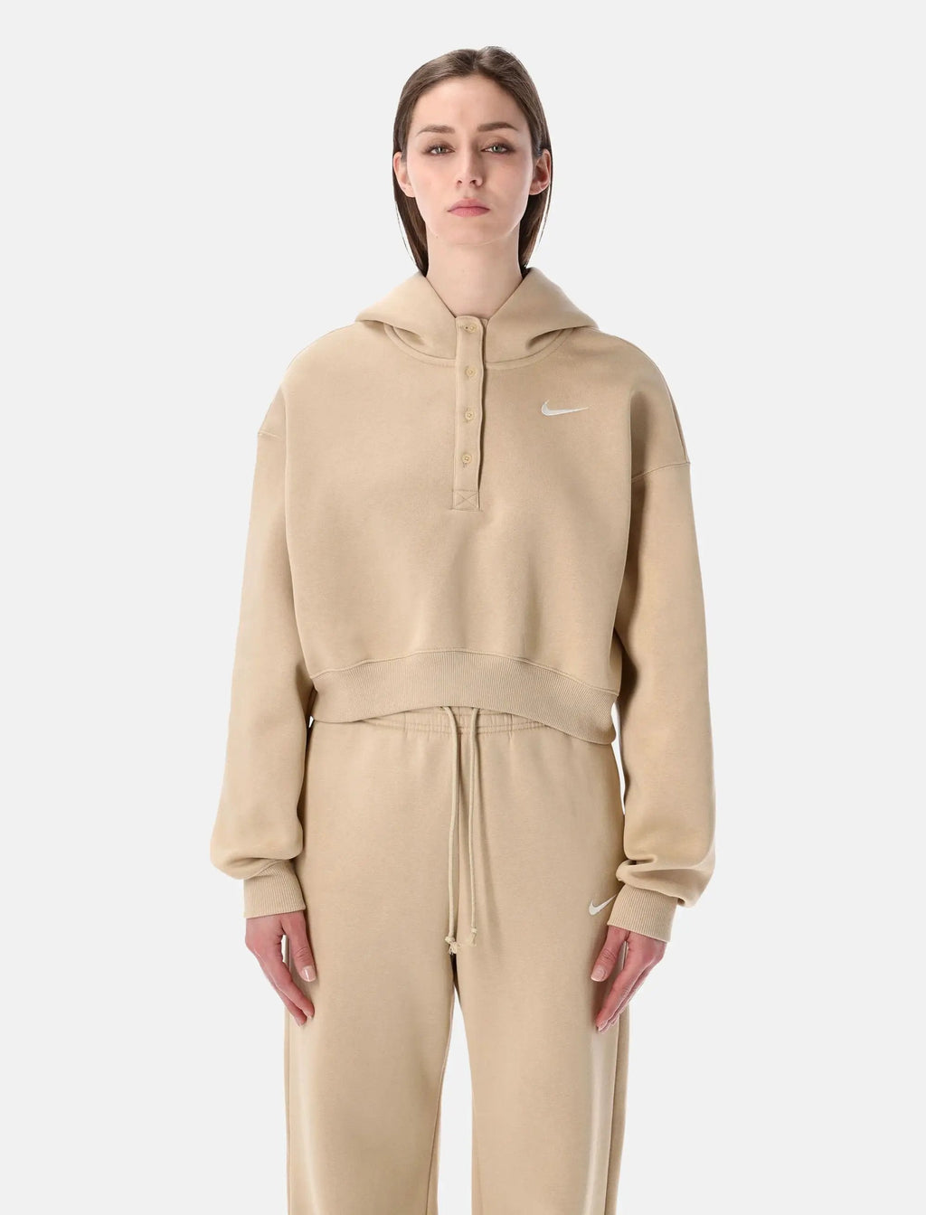 Оригінальна Oversized Cropped Hoodie Nike – боковий вид
