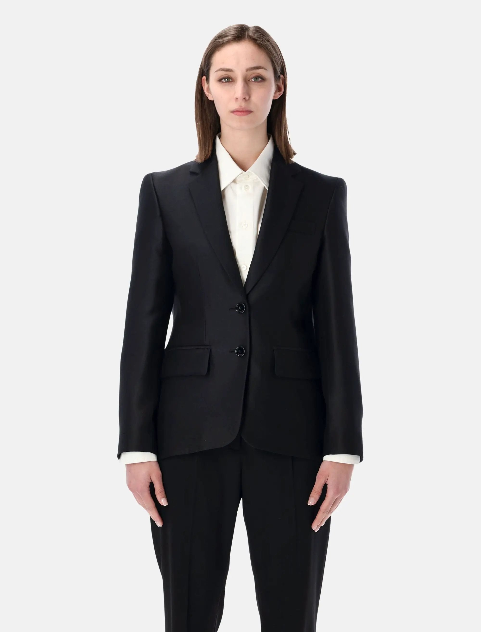 Black Cocoon Single Breasted Blazer Balenciaga – Гарантія оригінальності – боковий вид