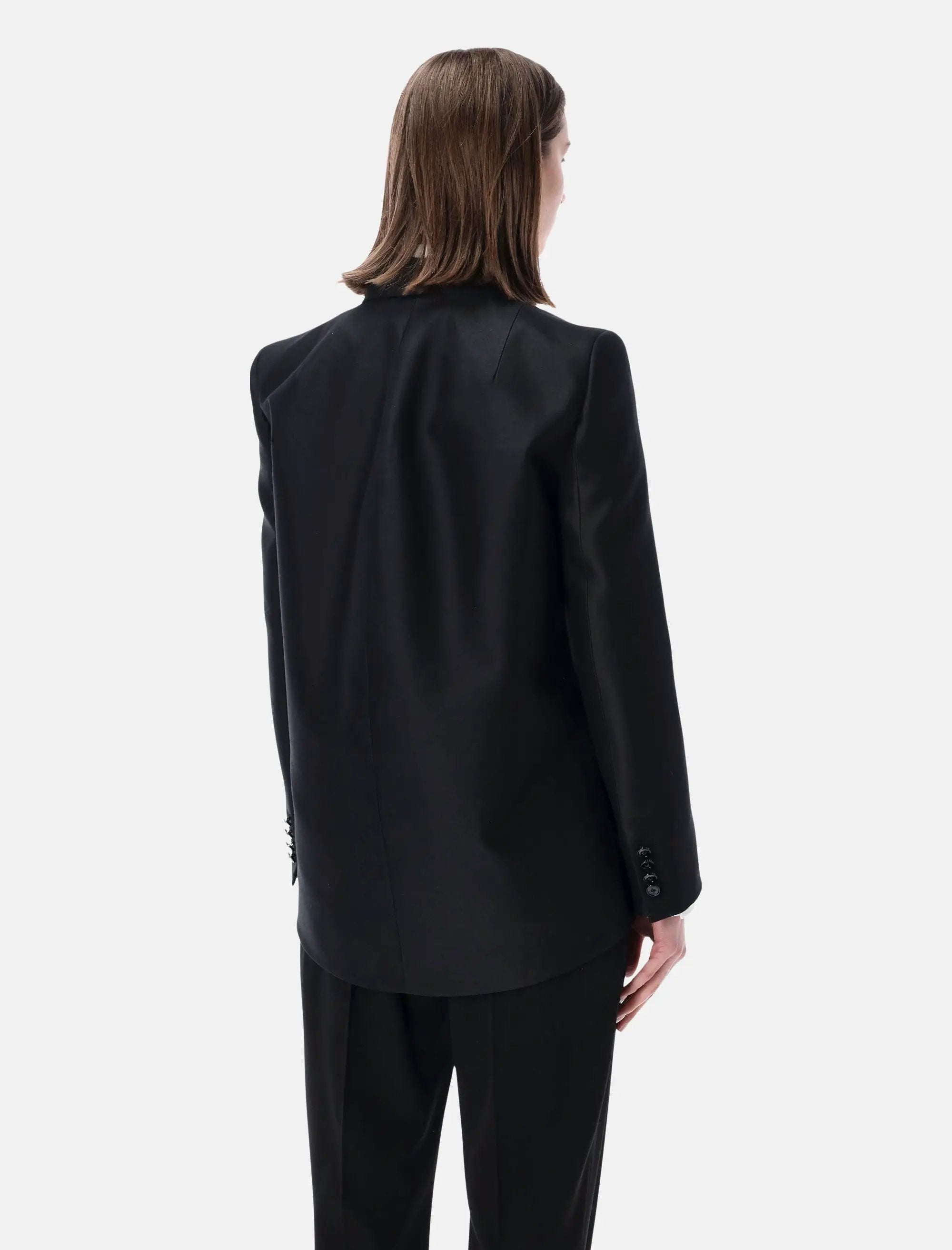 Black Cocoon Single Breasted Blazer Balenciaga – Гарантія оригінальності – вид ззаду